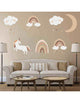 SIPO: Boho Rainbow Unicorn Wall Sticker