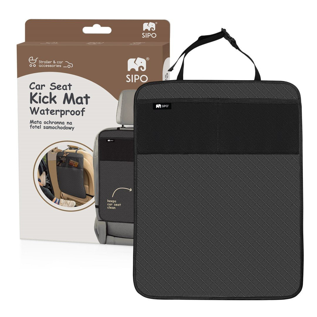 SIPO: Waterproof Car Backseat Organizer & Seat Protector (Black)