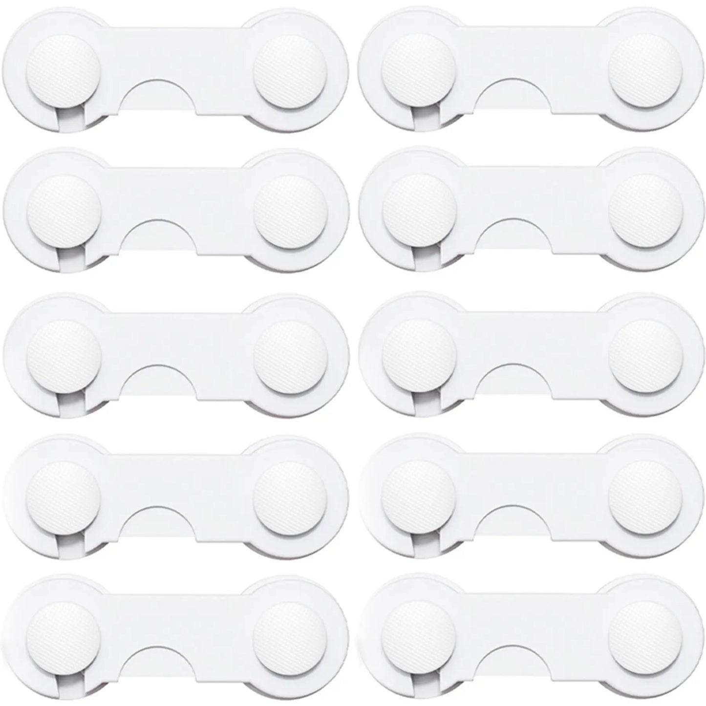 SIPO: Snap-Lock Cabinet and Drawer Locks – Set of 10