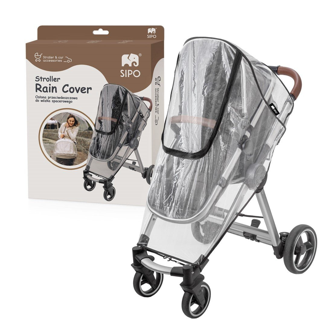 SIPO: Universal 3-in-1 Stroller Raincover (Protection Against Rain, Snow & Wind)
