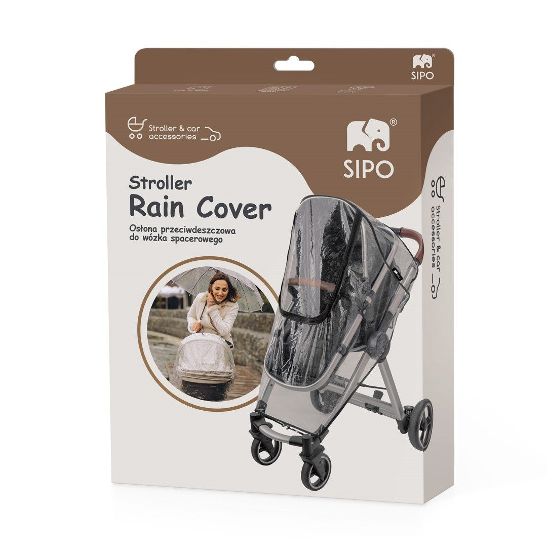 SIPO: Universal 3-in-1 Stroller Raincover (Protection Against Rain, Snow & Wind)