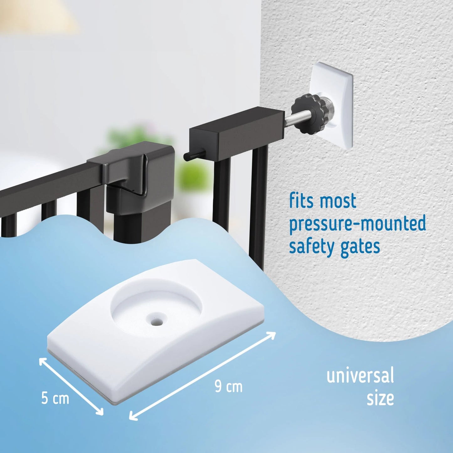 SIPO: Wall Protector Pads for Safety Gates – Set of 4