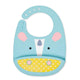 Zoo Fold & Go Silicone Bib