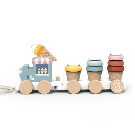 Speedy Monkey Ice Cream Train