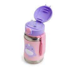 Zoo Stainless Steel Straw Bottle