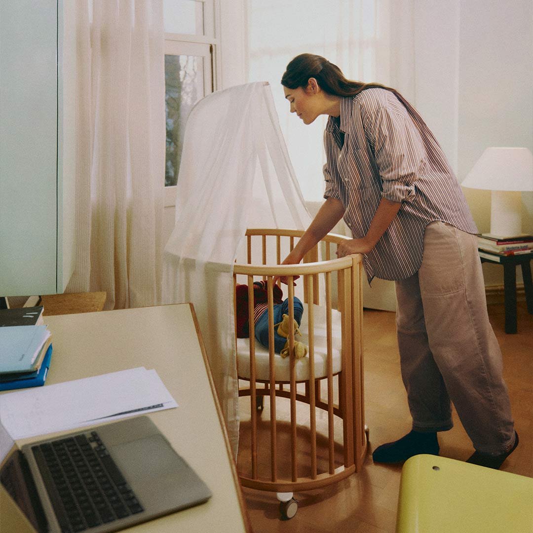 Stokke®: Sleepi™ V3 Mini Crib - Warm Brown