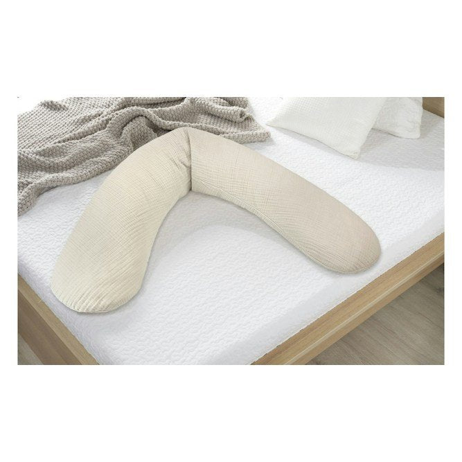 Theraline Muslin Maternity & Nursing Pillow Cover – Sand Beige