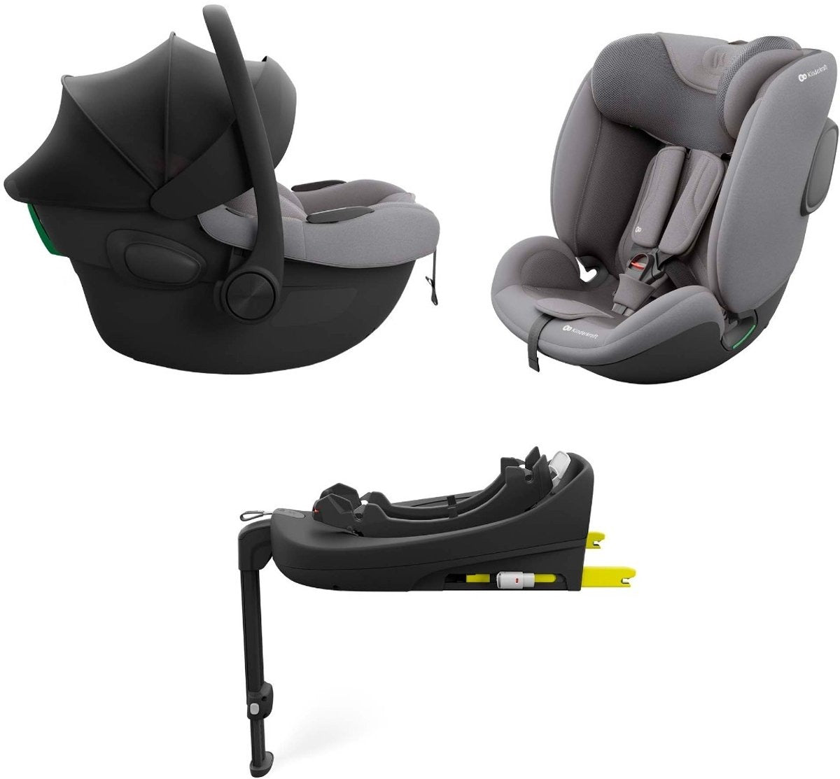 3-in-1 Car Seat Set ENDURA SAFE Grey