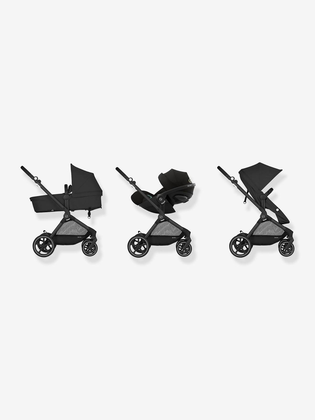 CYBEX EOS Cloud G Trio 3-in-1 Travel System – Black