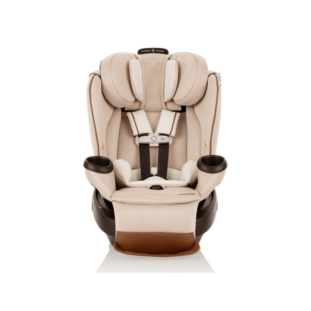 Evenflo Gold: Revolve 360 Extend Rotational All-in-One Car Seat – Champagne (Limited Edition)