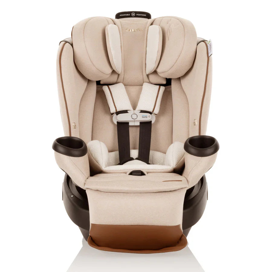 Evenflo  limited edition Gold Revolve 360 Extend Rotational All-in-One Car Seat champagne