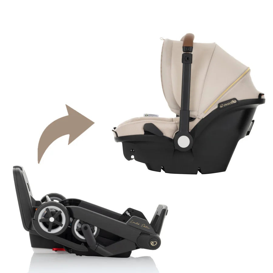 Evenflo® Shyft™ DualRide™ Infant Car Seat & Stroller Combo with Carryall Storage Limited edition