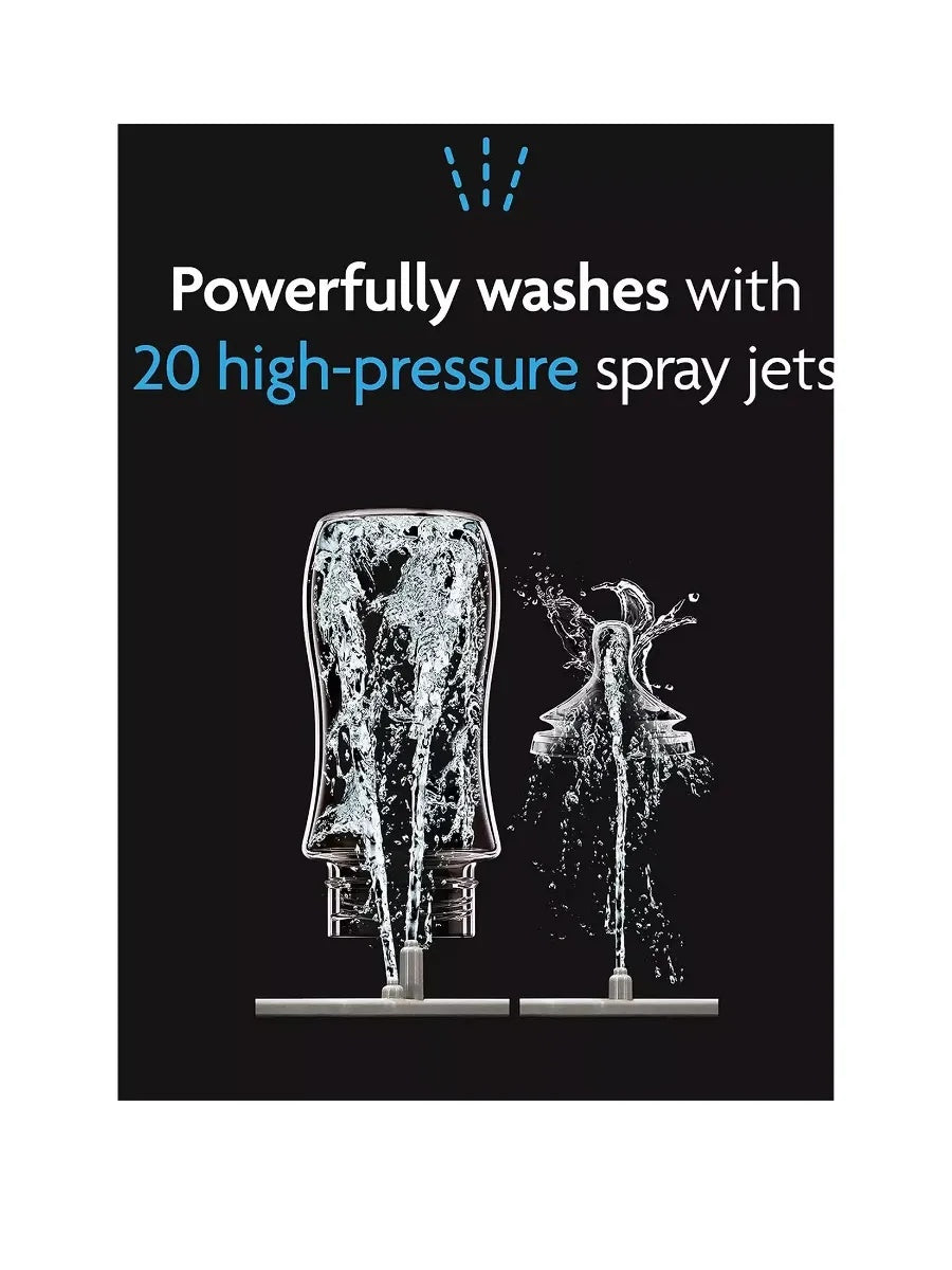 Baby Brezza: Bottle Washer Pro (Black) – All-in-One Baby Bottle Washer, Sterilizer & Dryer