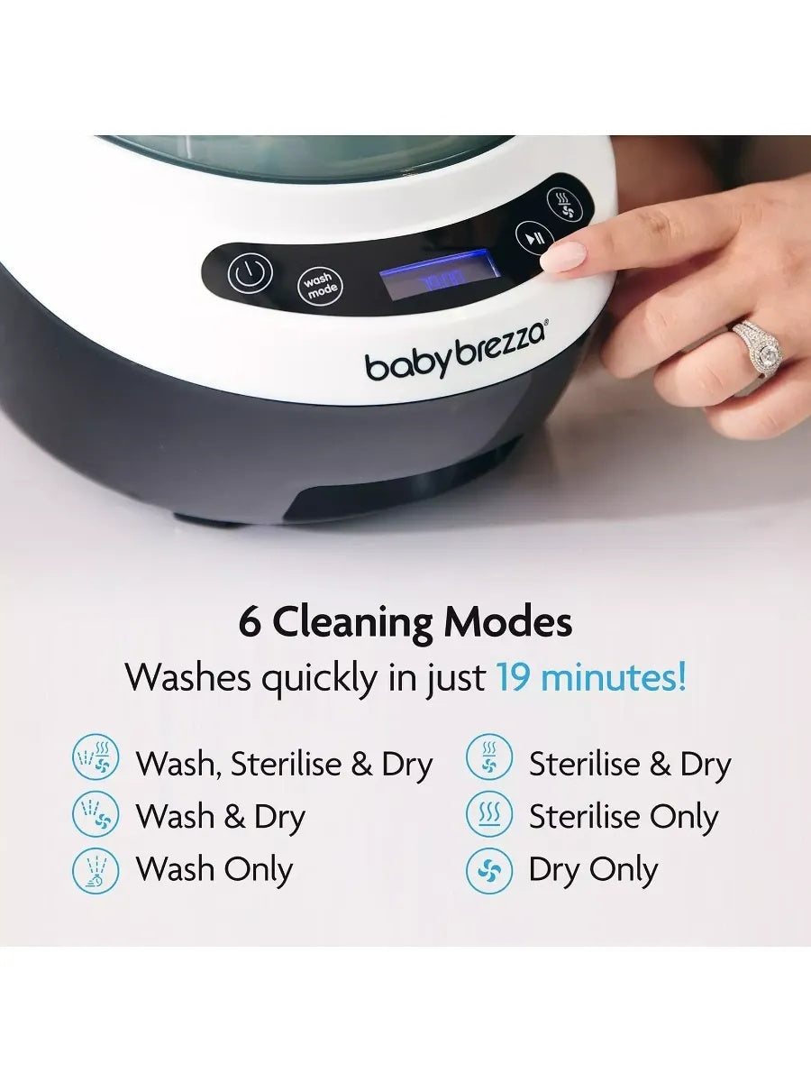 Baby Brezza: Bottle Washer Pro (Black) – All-in-One Baby Bottle Washer, Sterilizer & Dryer