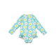 Zoocchini - Girls Long Sleeve Swimsuit - UPF 50+ - Daisy  12-24M